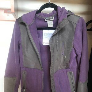 Purple and Gray Fleece